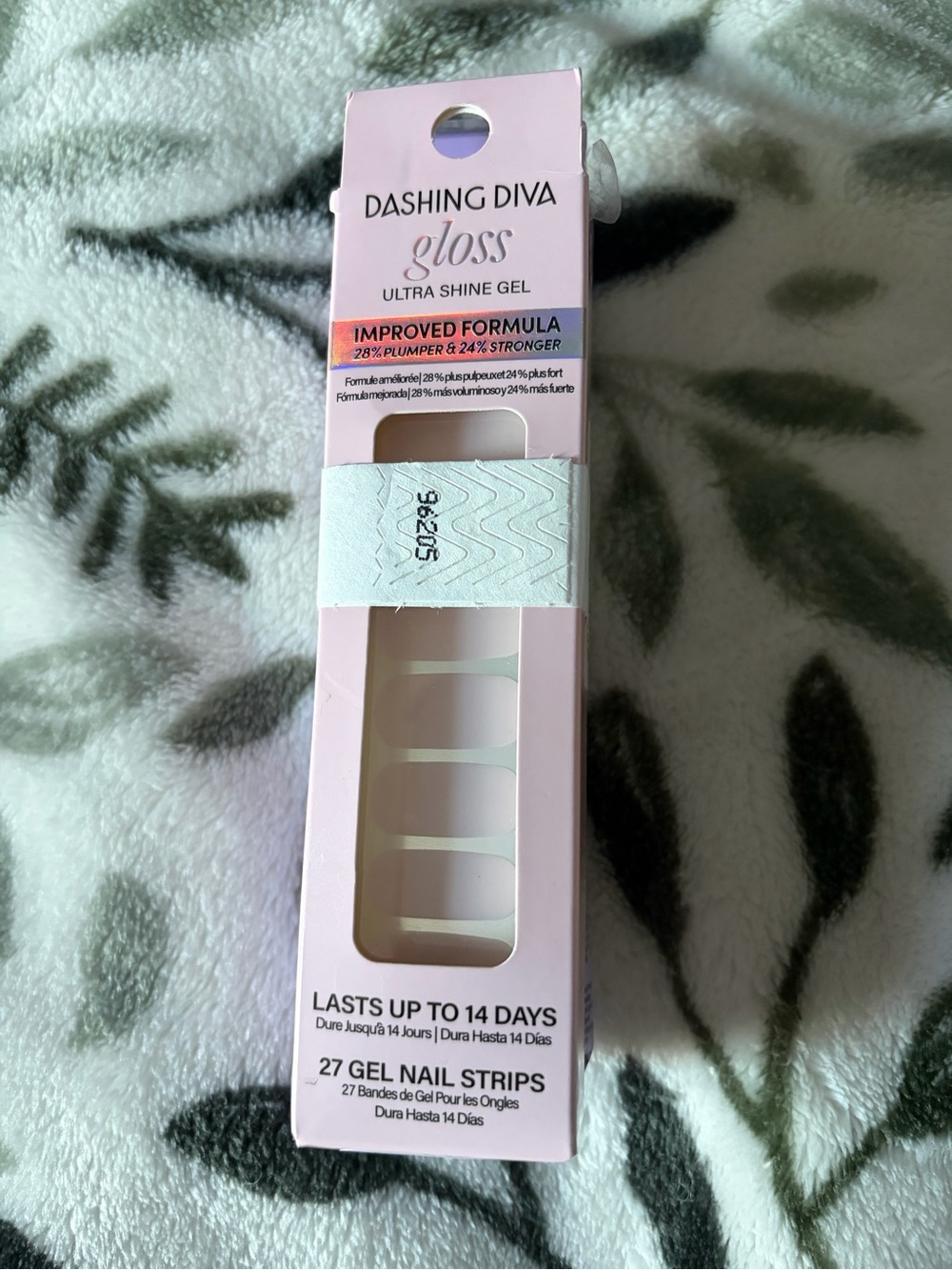Dashing Diva Gloss Ultra Shine Gel Nail Strips — Light Pink and purple 2 pack